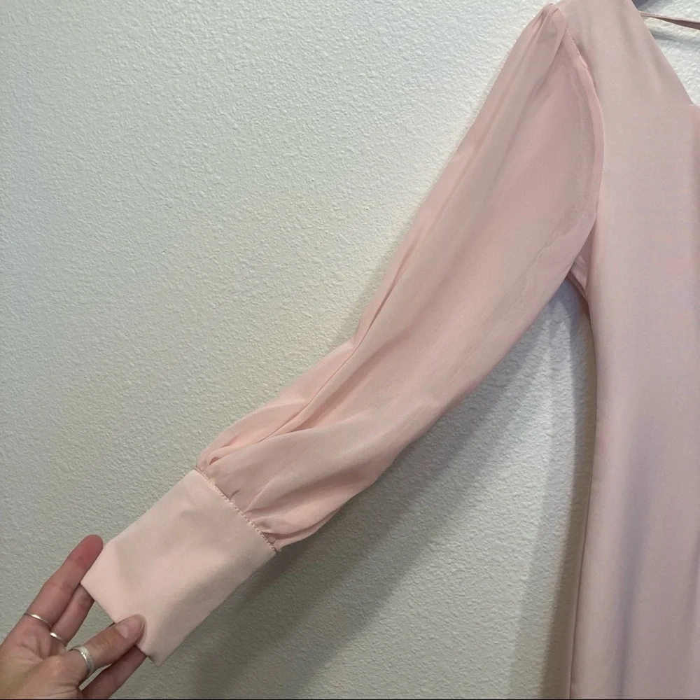 Vintage style Pink fitted mermaid dress_6